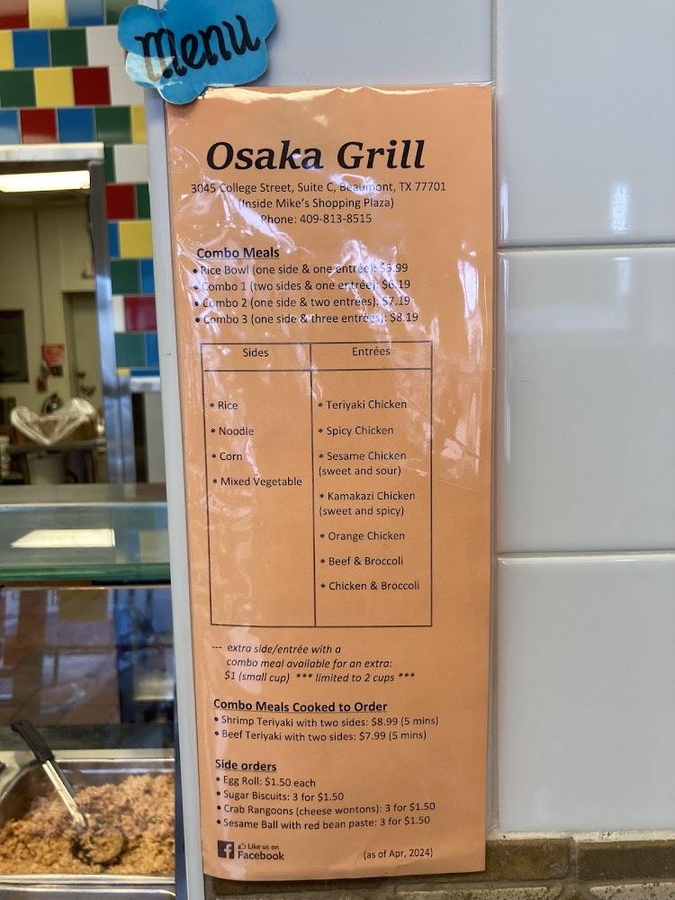 Osaka Grill Combo 2